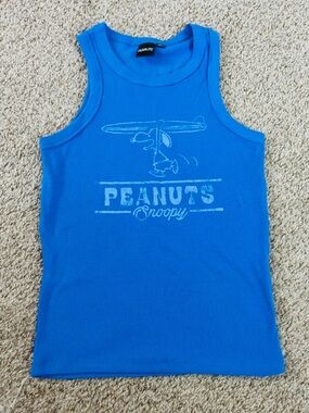 Peanuts Blue Snoopy Tank Top for Kids